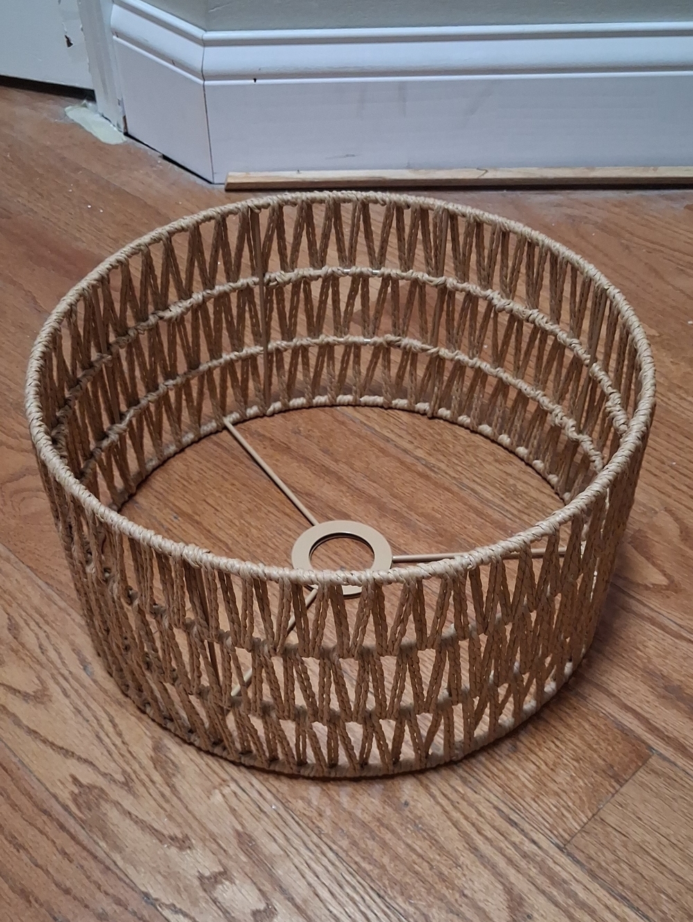 Natural Jute Rope Lampshade - Neutral Brown